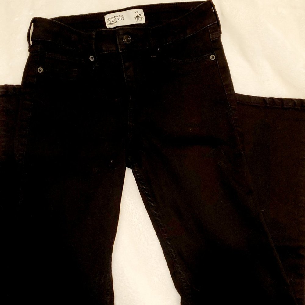 Abercrombie and Fitch Black Skinny Jeans